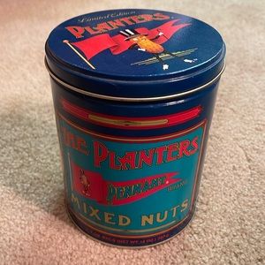 Vintage Planters Peanuts Tin Limited Edition 1989